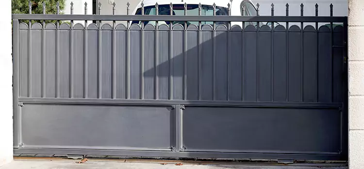Metal Driveway Gate Installation Algonquin