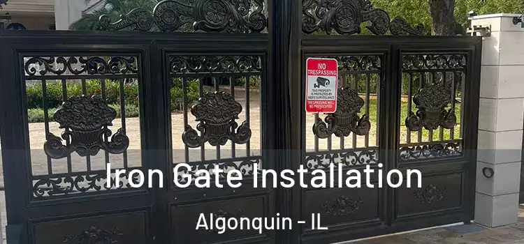  Iron Gate Installation Algonquin - IL